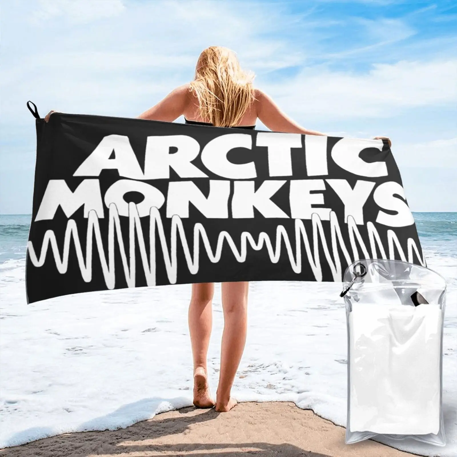 

Arctic Monkeys 6583 Beach Towel Bathroom Accessories Sets Large Beach Towel Beachwear Bathrobe Woman Beach Mat Bathrobe Female