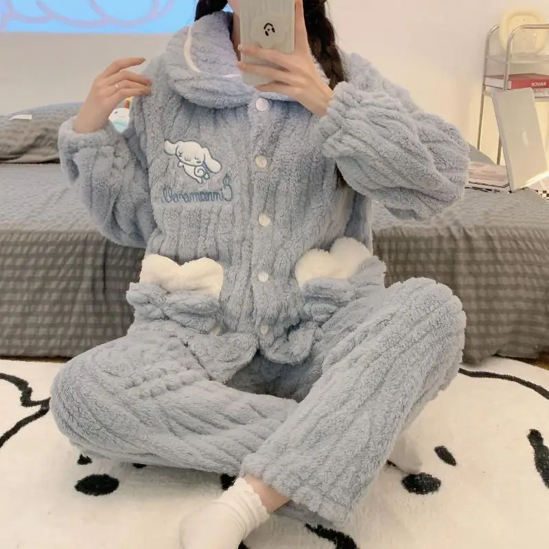 

Пижама из кораллового флиса в стиле аниме Sanrios