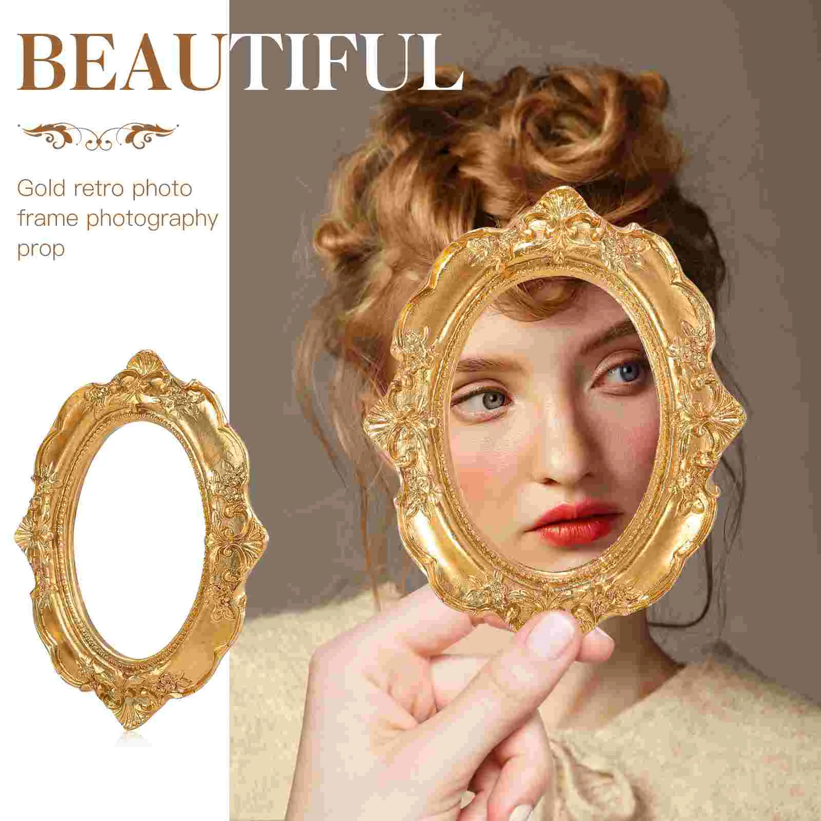 Золотые настенные рамки реквизит для фотографий мемориальная картина