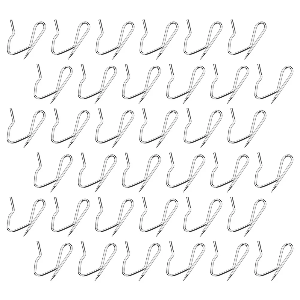 

Curtain Hooks Pin Hook Draperyforshower Drapes Curtains Stainless Steel Hanging Pleat Window Pleated Metal Rod Door Accessories