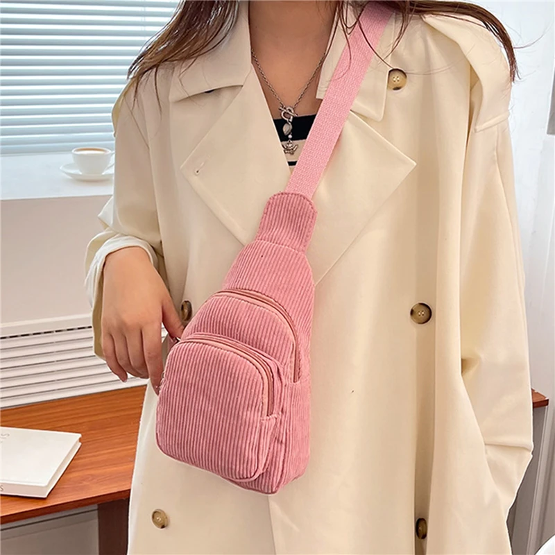 Женская новинка 2024 вельветовая сумка через плечо в консервативном стиле