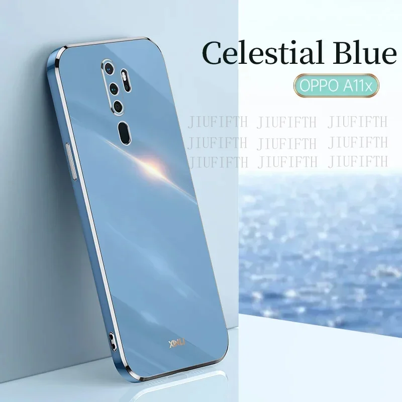 Luxury Square Plating Phone Case For Oppo A9 A5 2020 Orrs Appo Oppa A11x shockproof soft TPU Silicone Back Cover Fundas Coque (art.: 3920ca7dbef7c) - 3920ca7dbef7c