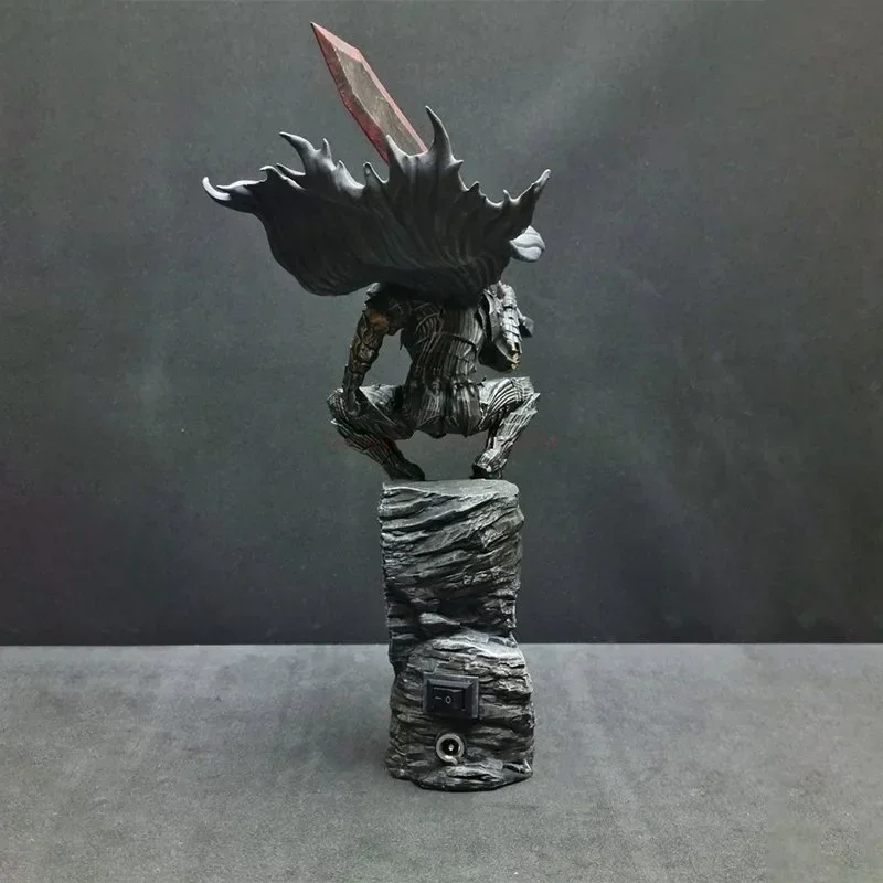 Горячая 25 см Аниме-фигурка Berserk Guts Berserker Armor Фигурка Black Swordsman Модель Коллекционная