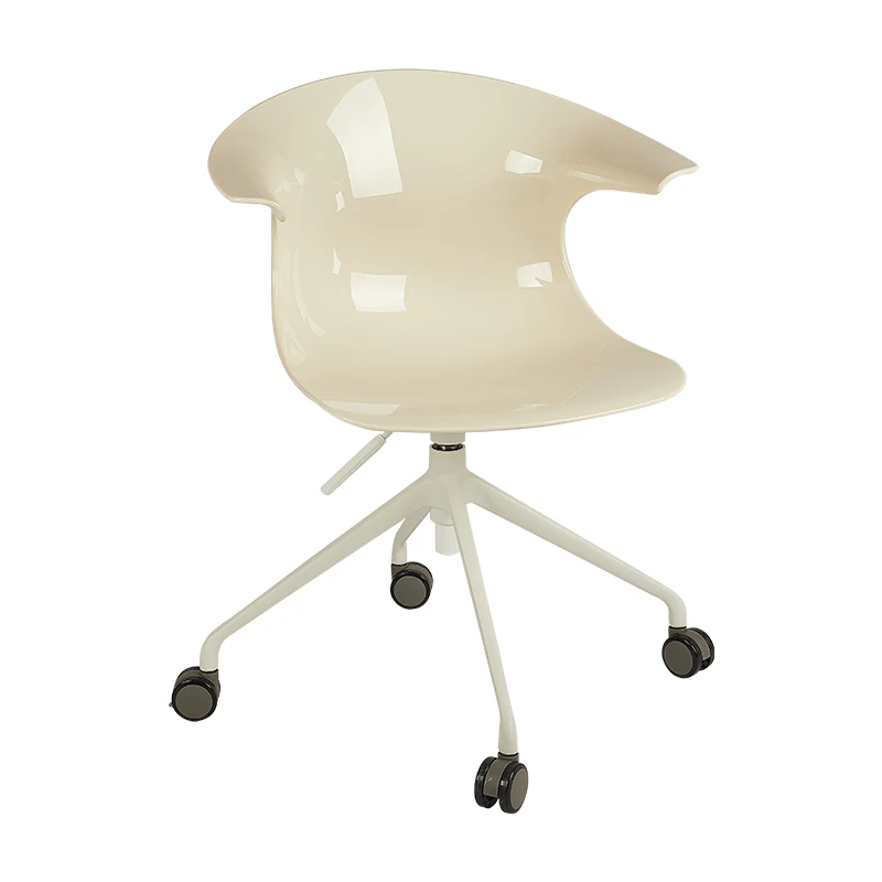 

QJJ Nordic Computer Chair Bedroom and Household Lifting Swivel Chair Designer Backrest Office Chair