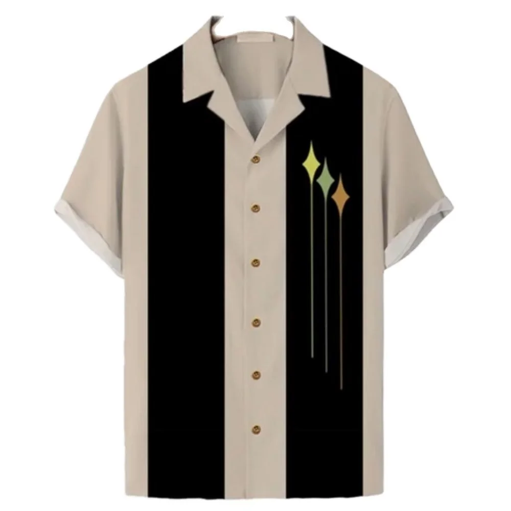 

Stripes Simple Casual sirts men European Size Men's awaiian Sirt Men's Sirts Fasion Sort Sleeve caual Breatable Top