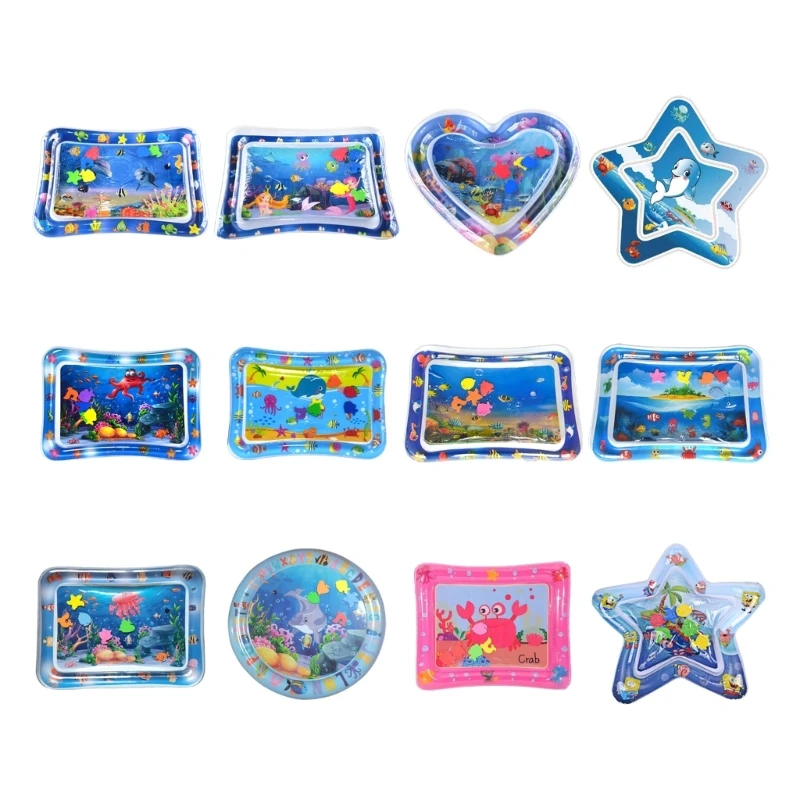 

Tummy Times Water Play Mat for Babies Inflatable Cute Toy Promote Development for Infants and Toddlers Baby Gifts DropShipping