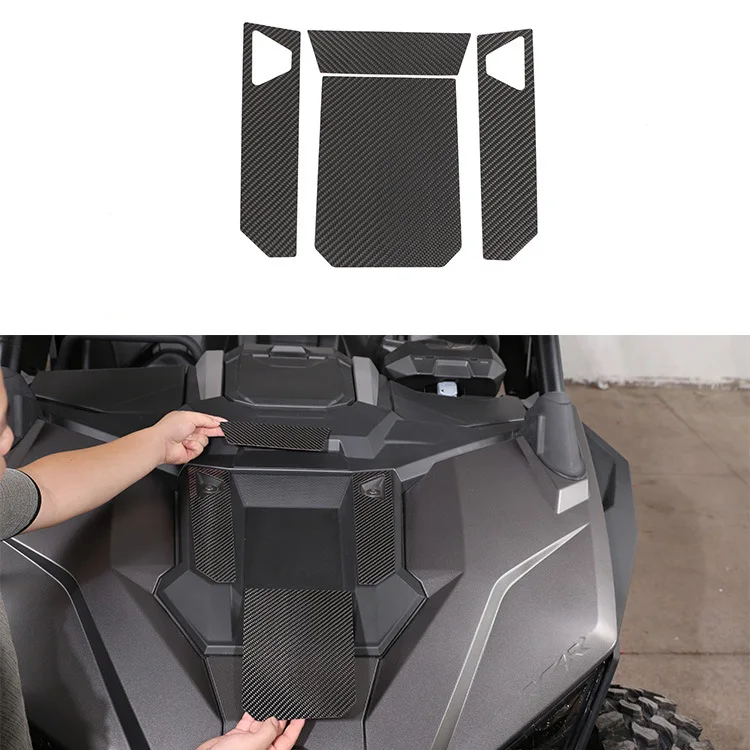 Автомобильный головной убор для Polaris knife RZR PRO XP UItimate лист из углеродного волокна