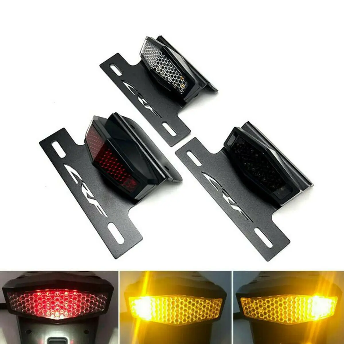 

For HONDA CRF 300L Rally 2021 + Fender Eliminator LED Tail Light Turn Signal