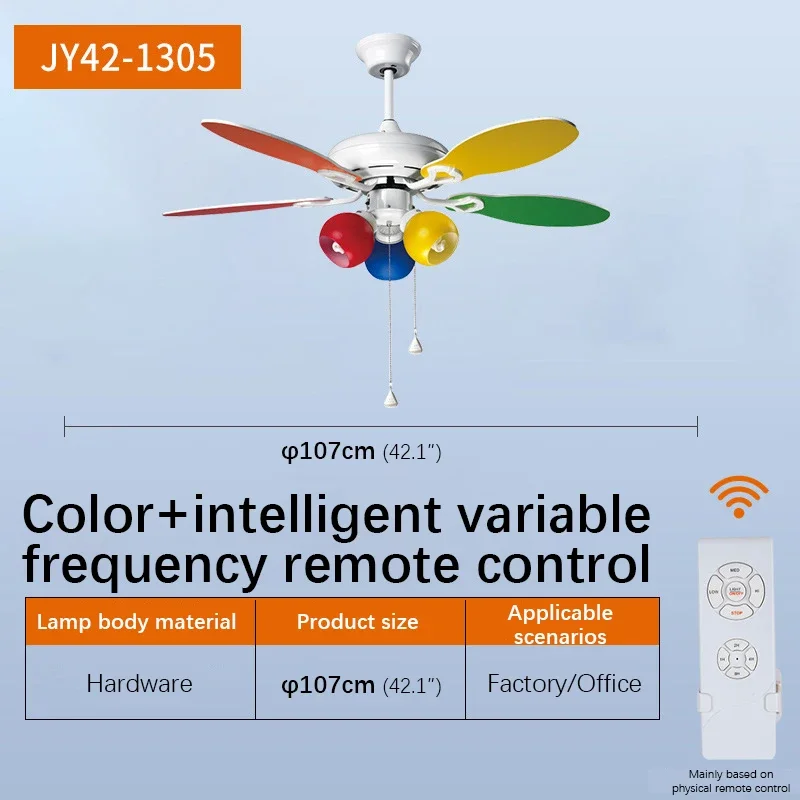 DEBBY Nordic светодиодный Fan светильник Современный минимализм Ресторан Гостиная