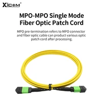 100g mpo connectors single mode fiber optic patch cord female to female lszh optical cable cords 24 core apc optical cord