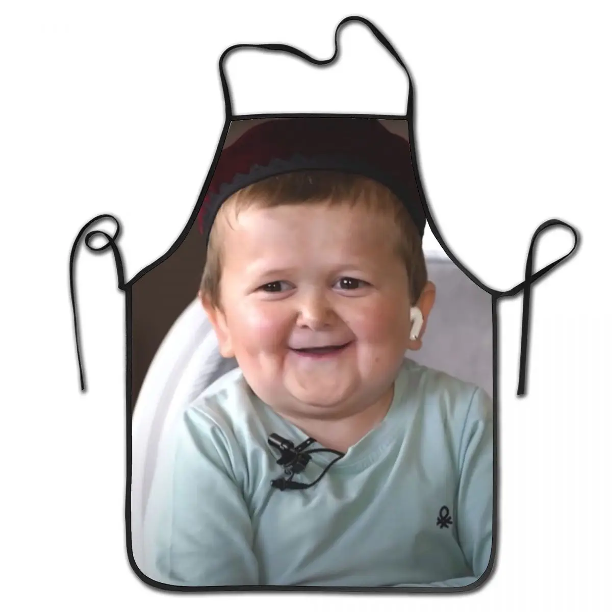 

Funny Magomedov Hasbulla Meme Bib Apron Women Men Unisex Kitchen Chef Tablier Cuisine for Cooking Baking Gardening