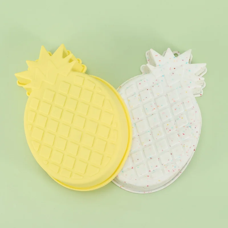 

Baking Pan Cake Mold High Temperature Resistant Pineapple Shape Baking Mold Pineapple-shaped Silicone Mold Fruit Pineapple Mold