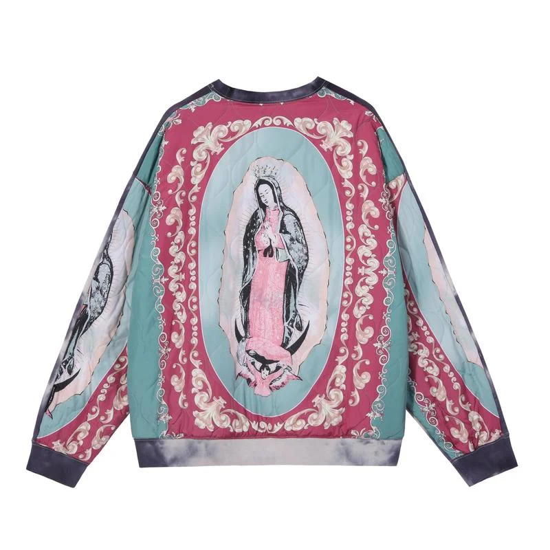 

22SS Virgin Mary Vintage Tie-dye 100% Cotton EU Size KAPITAL Hoodies Men Women Streetwear Autumn Winter Skateboard Mon Compte