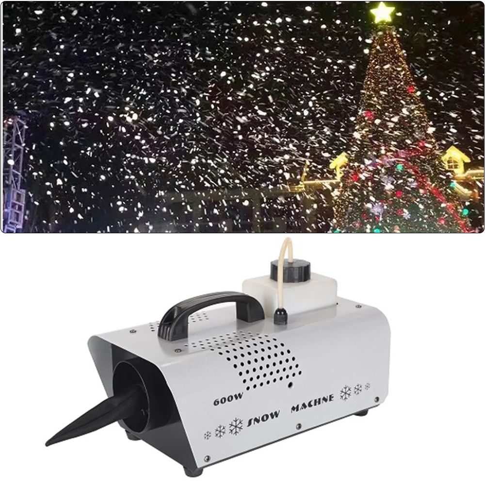 

DJ 600w Snow Machine Snowmaking Machine Stage Performance Snowflake Effect Machine for Event show Wedding party
