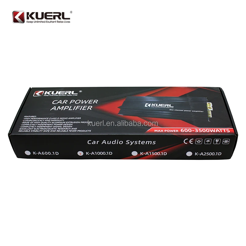 Горячий новый моноблок высокой мощности 12 В 1000 Вт класса D цифровой автомобильный