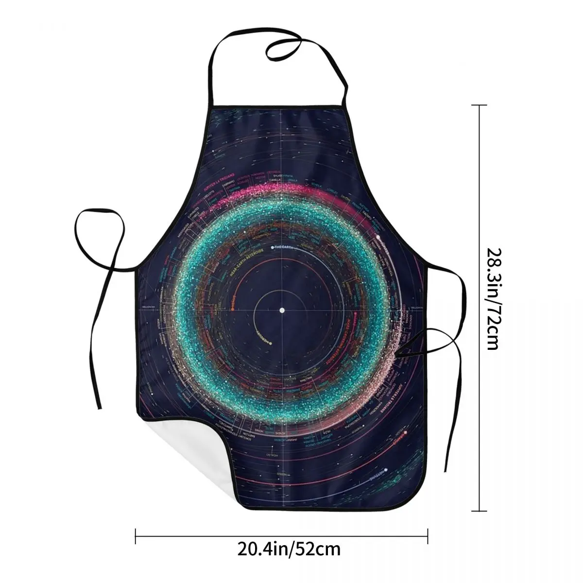 Asteroid Map Of The Solar System фартук для шеф-повара Kitchen Tablier нагрудник уборки кухни передник