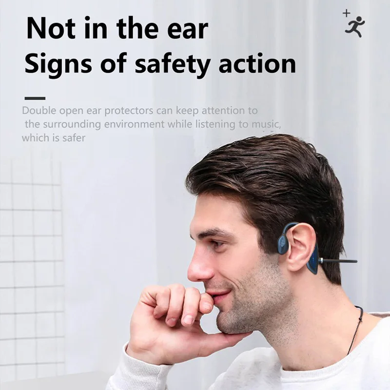 Беспроводная гарнитура Bluetooth 5 0 аудио-оборудование для костей открытое уличное