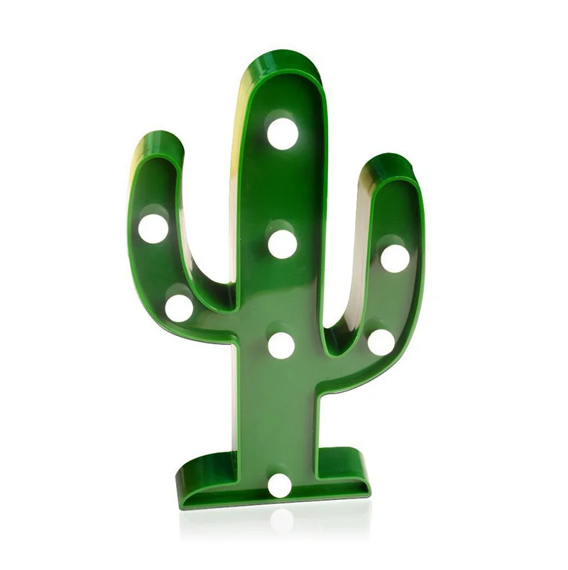 

Cactus Decorative Lamp Desk Nightlight Children Mood Anywher Baby Night Light Christmas Novelties Led Wireless Ins Coconut Tree