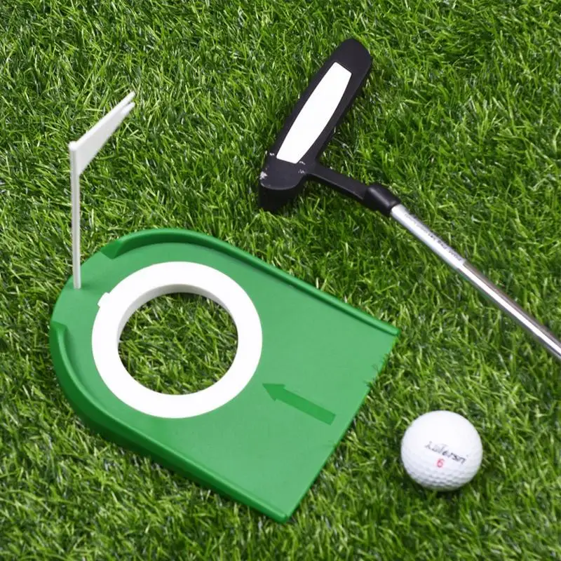 

Golf Putting Disc Indoor Putting Trainer Regulation Cup Hole Putter Practice Trainer Aid Flag Golf Training Aids For Men Women