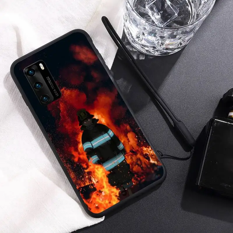 Чехол для телефона с изображением огненной силы Shinmon убенимару Huawei Y6 Y7 Y9 Prime 2019 Y9s