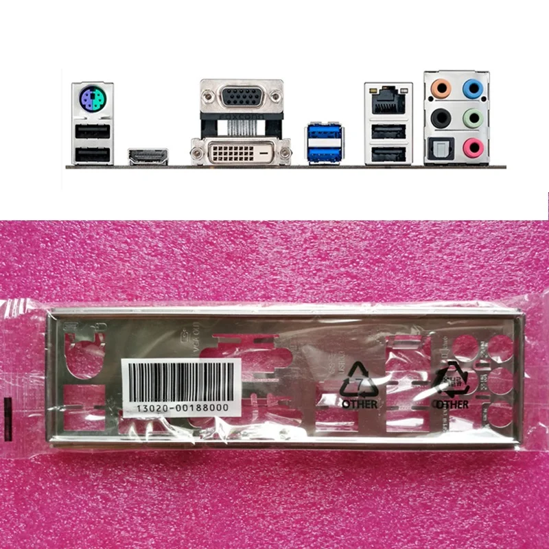 

Original IO Shield Back Plate Blende Bracket For ASUS A88X-PLUS Computer Chassis Motherboard Backplate I/O