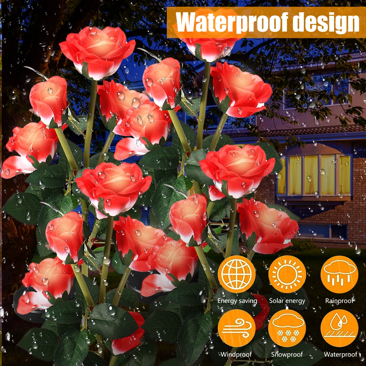 

10 шт., солнечные лампы для украшения сада