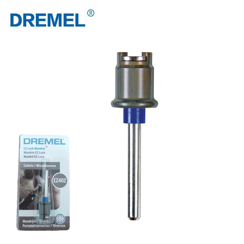 

Dremel EZ402 EZ - Lock Mandrel, 1/8 Inch (3.2mm) Shank Rotary Tool Accessory Cutting Disc Mandrels Cutting Wheel Holder