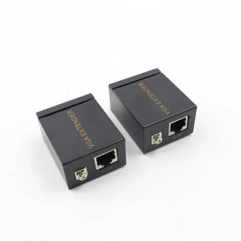 1 пара приемников BGGQGG, передатчик VGA на RJ45, расширитель, ретранслятор по Cat5e/6 до 60 м, VGA UTP для ПК, ноутбука, компьютера, проектора