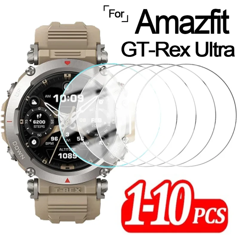 

1-10 шт., ультратонкая защитная пленка из закаленного стекла для смарт-часов Amazfit GT-Rex
