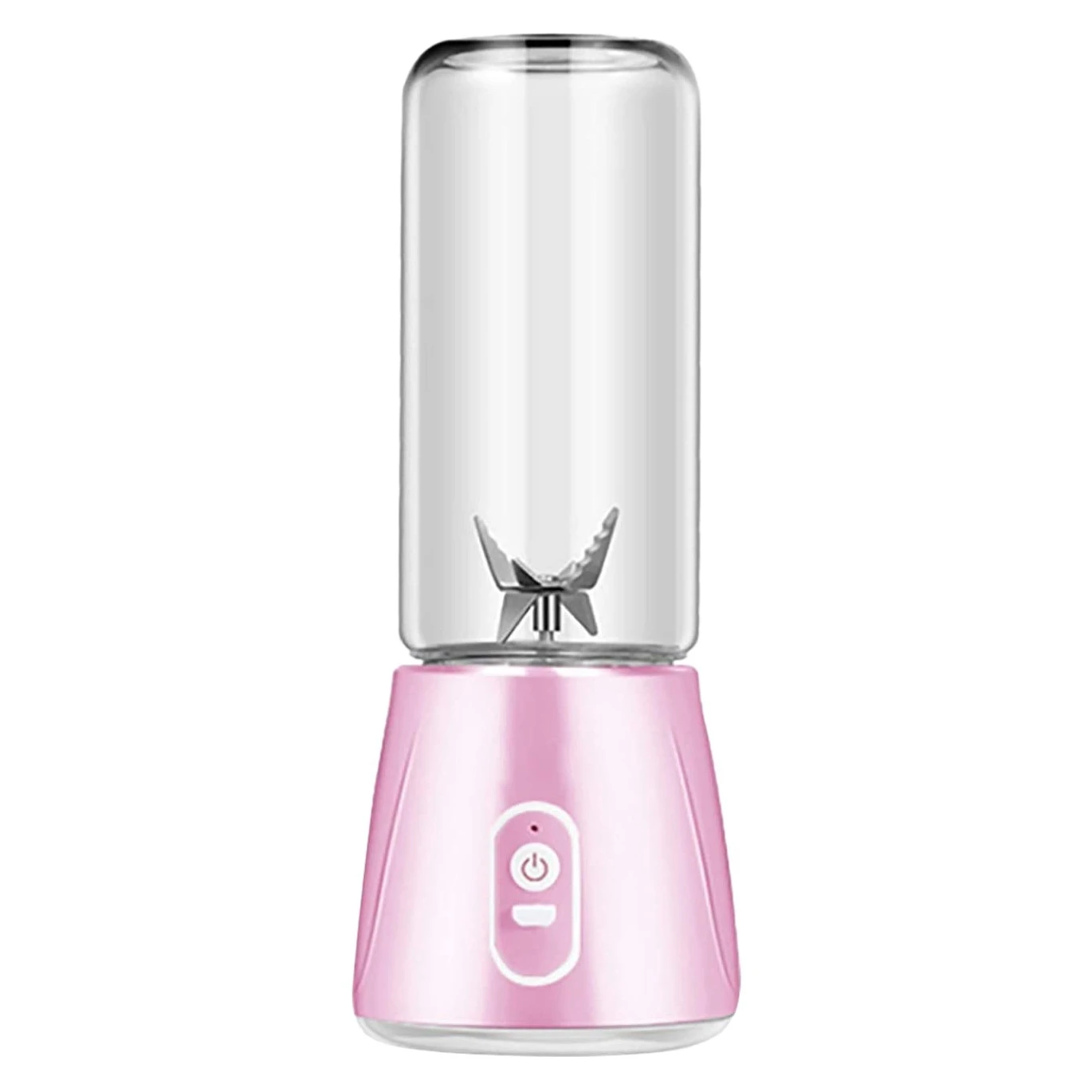 

Mini Electric Fruit Juicer Portable USB Personal Milk Smoothie Maker Mixer Cup Machine Food Processor 320ML,Pink