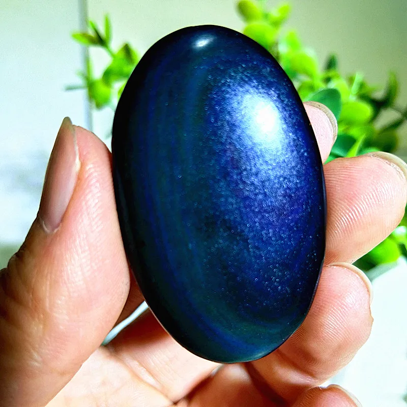 

Цветной обсидиан, кристалл, пальма, EBET