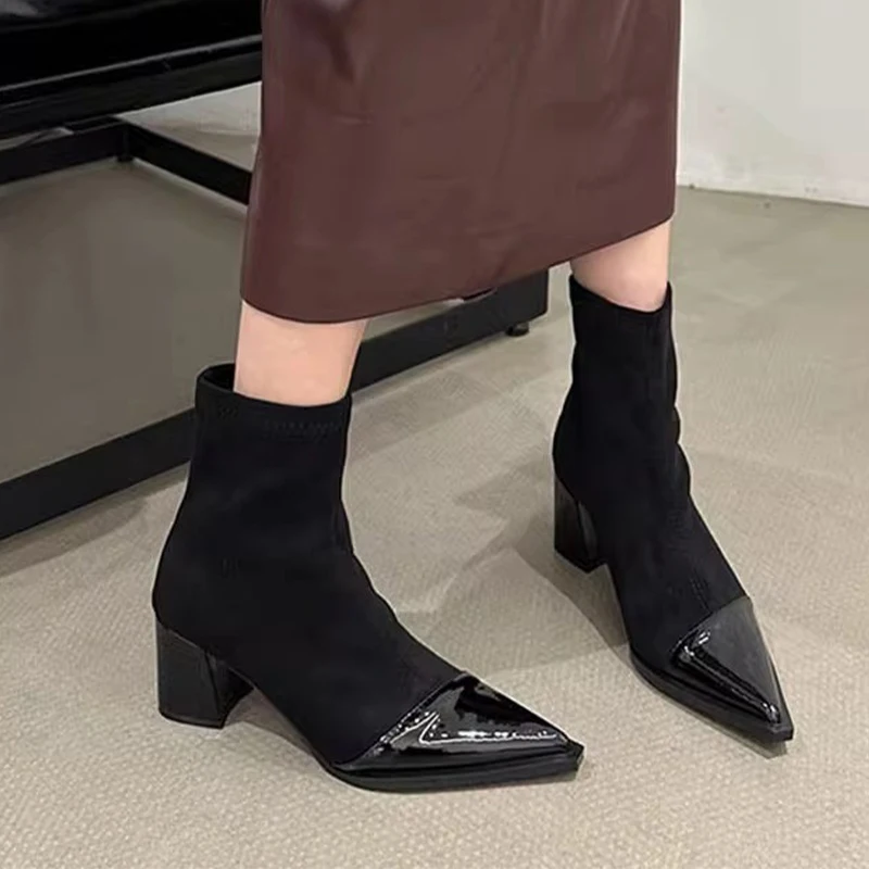 Сексуальные женские ботильоны с леопардовым принтом туфли на высоком каблуке