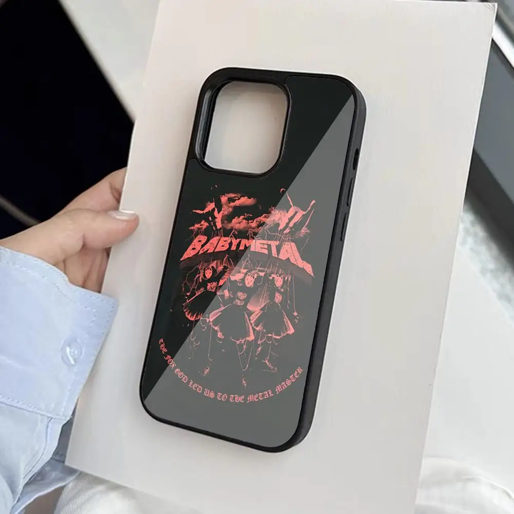 Чехол для телефона Babymetal Japanese Girl Idol Iphone 16 15 14 13 12 11 Pro Max Mini 8 Plus Se Xr X Xs 2020 чехол из ПК +