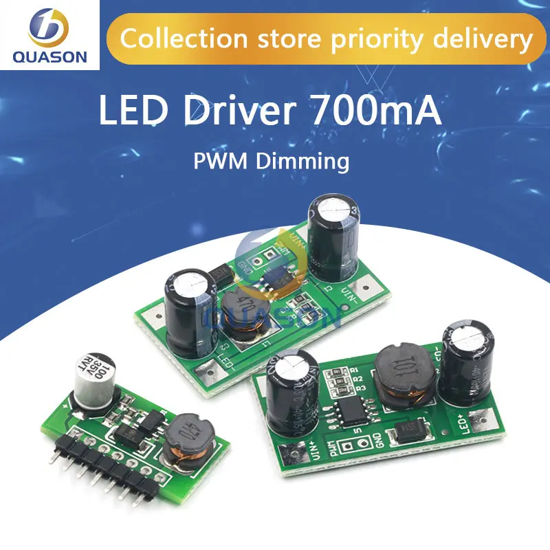 3W DC IN 7-30V OUT 700mA LED lamp Driver Support PMW DimmerDC-DC 7.0-30V to 1.2-28V Step Down Buck Converter Module