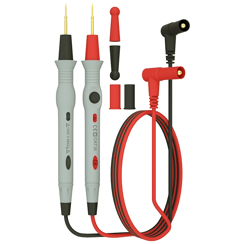 

B&R CAT III 2000V 20A UNIVERSAL MULTIMETER VOLTMETER AMMETER TEST LEAD PROBE WIRE PEN CABLE WITH POWER BUTTON SWITCH START