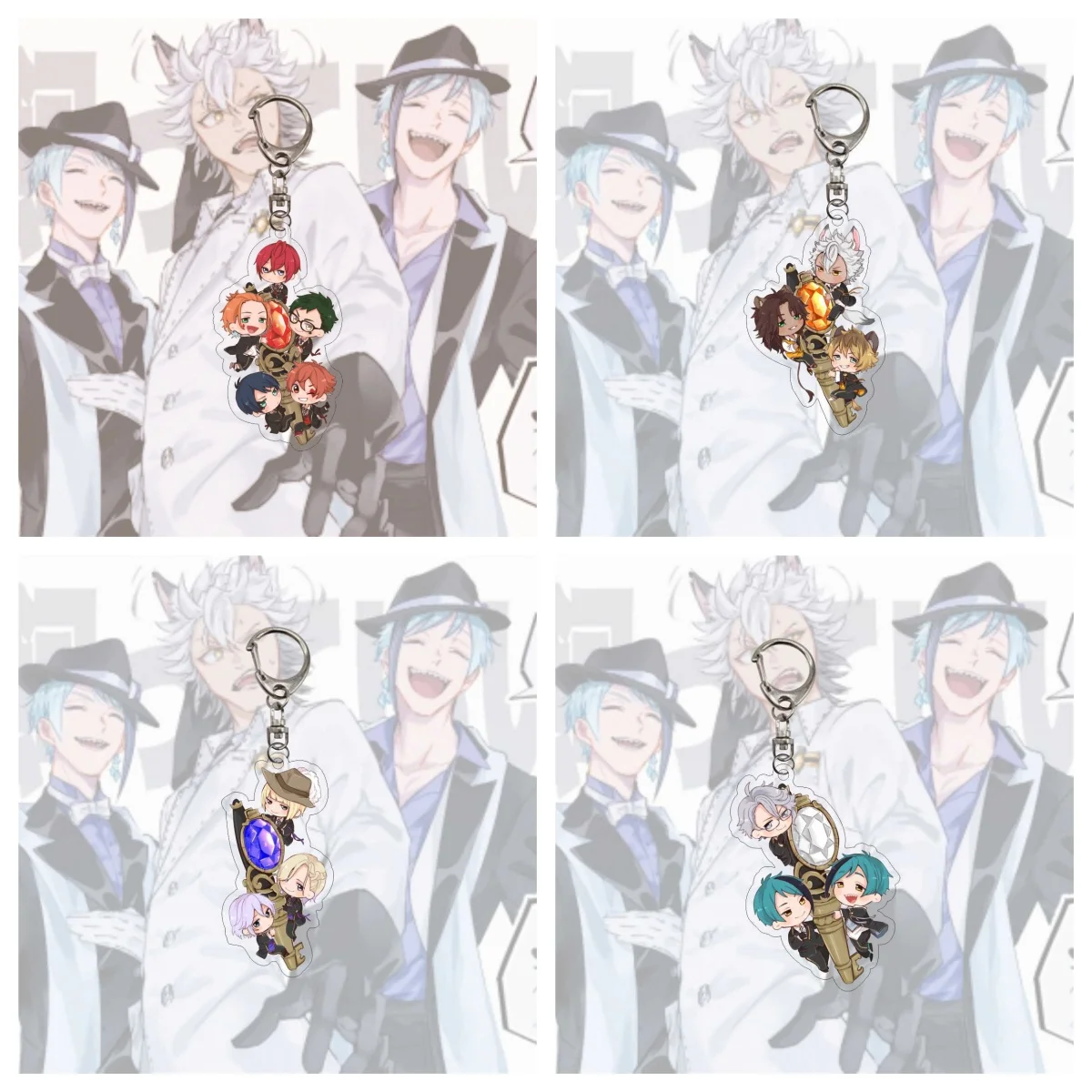 Крученая Страна Чудес Ларс Ридель Кроули три акриловая подвесная фигурка брелок