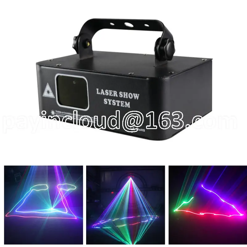 

DMX RGB Scanner Laser Projector Disco Beam DJ lights Effect Laser Scan Laser light LED Scanning Stage Lighting Colorful Lens