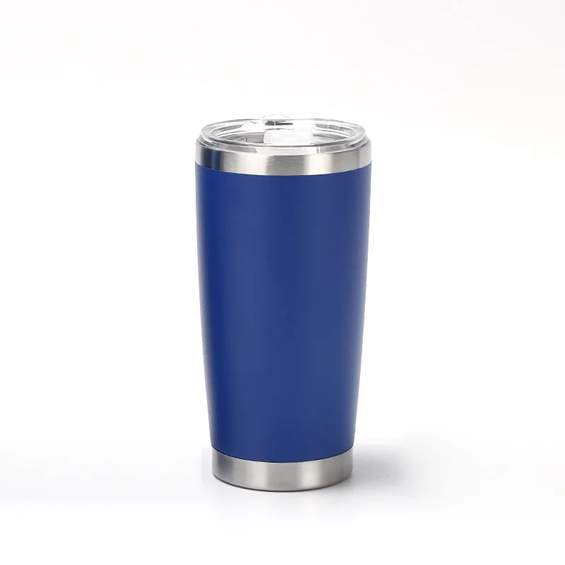 

20oz Car Mug 304 Double Layer Vacuum Stainless Steel Cold Insulation Spray Car Mug Beer Ice Cup