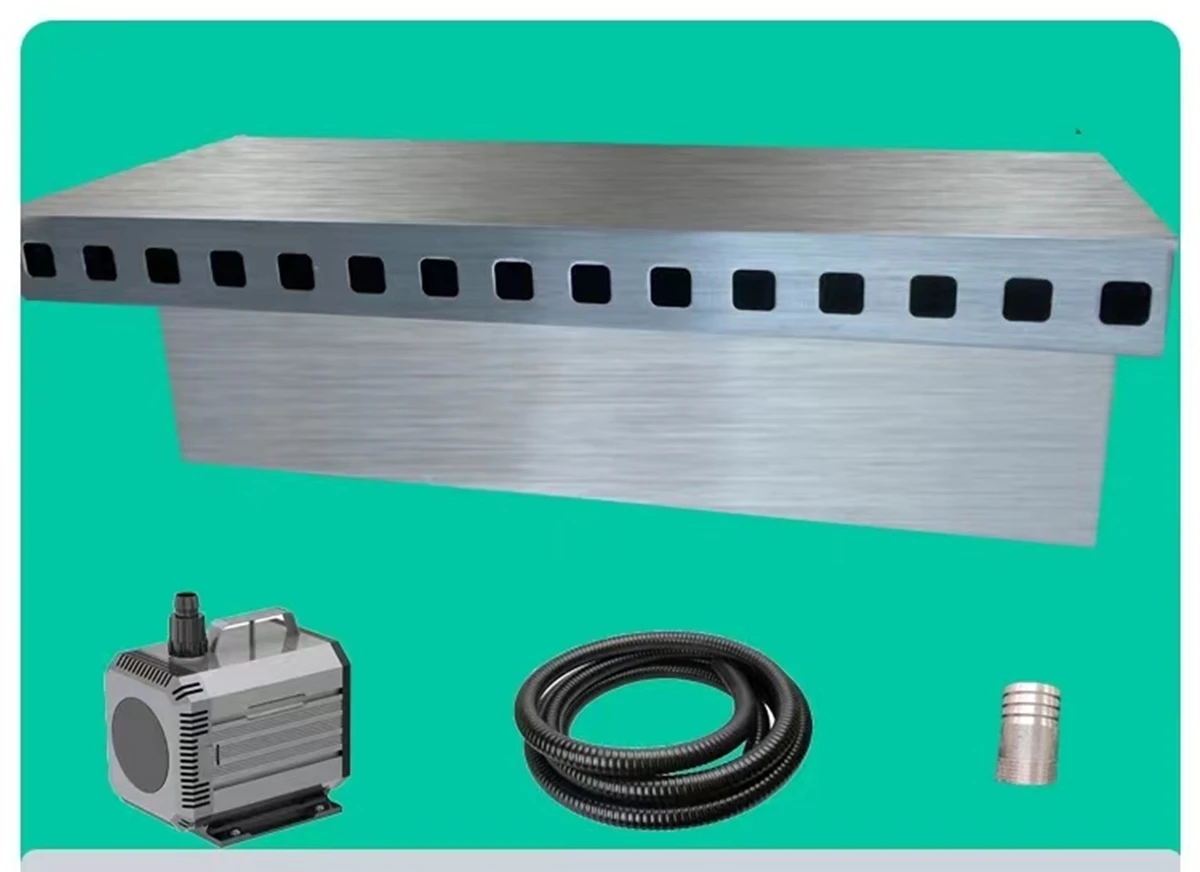 Водопад фонтан из нержавеющей стали Ландшафтная водопроводная сетка занавеска