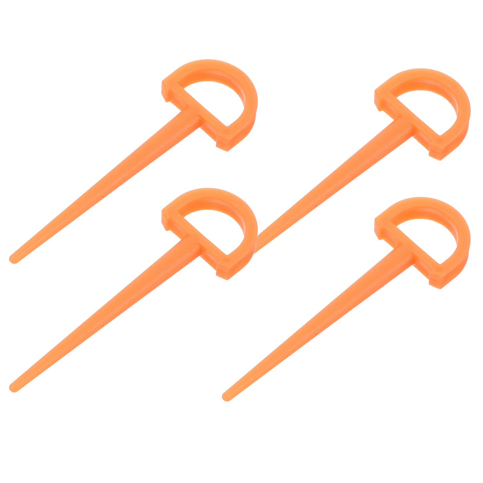 

4Pcs Heavy Duty Tent Stakes Portable Tent Pegs Lightweight Plastic Tent Stakes Reusable Small Tent Pegs