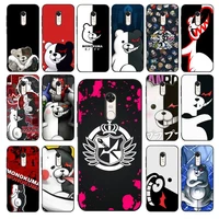 yndfcnb cute kumamon danganronpa monokuma phone case for redmi 5 6 7 8 9 a 5plus k20 4x 6 cover