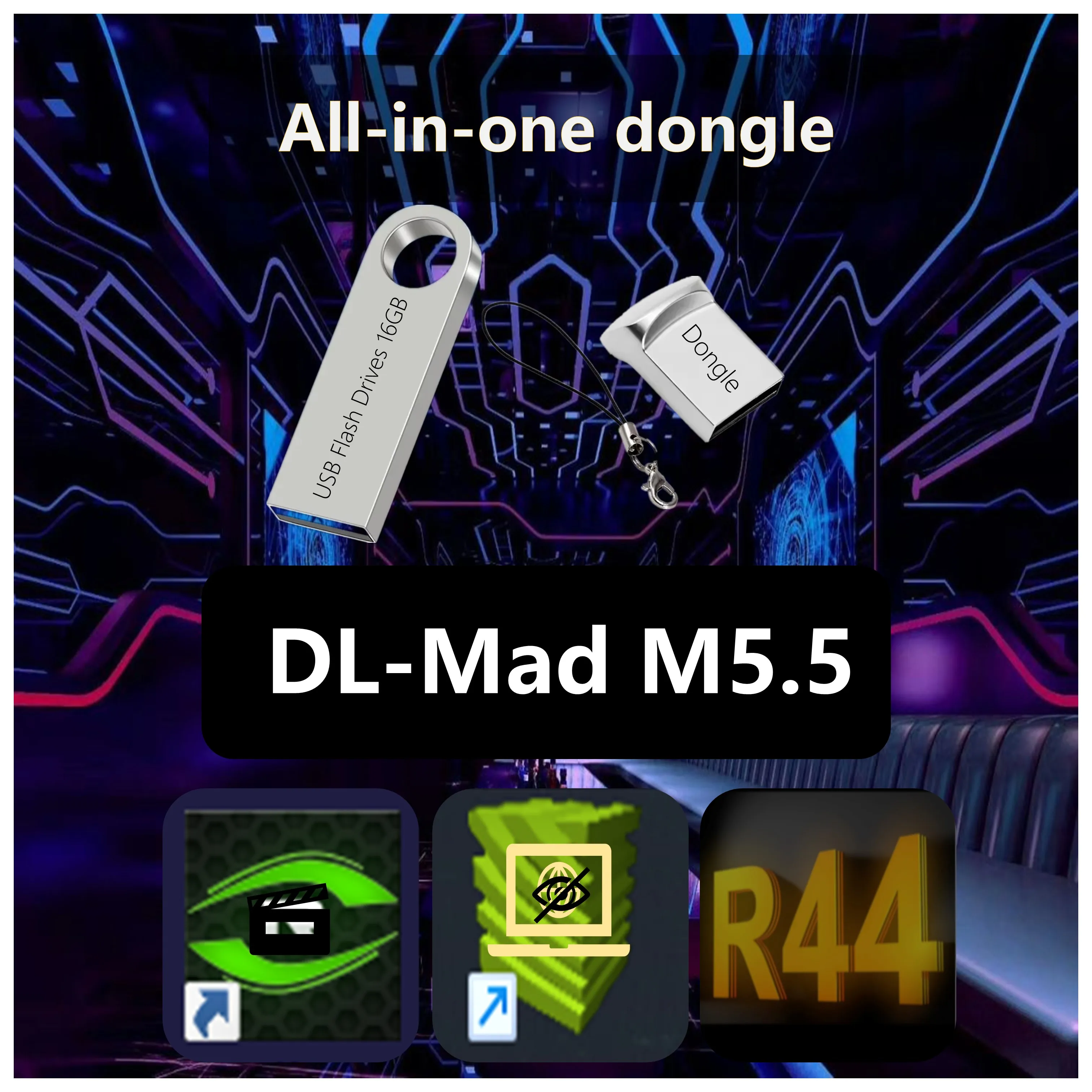 

IWP DL-MadM5.5 USB-флешка 16 ГБ серебристого цвета