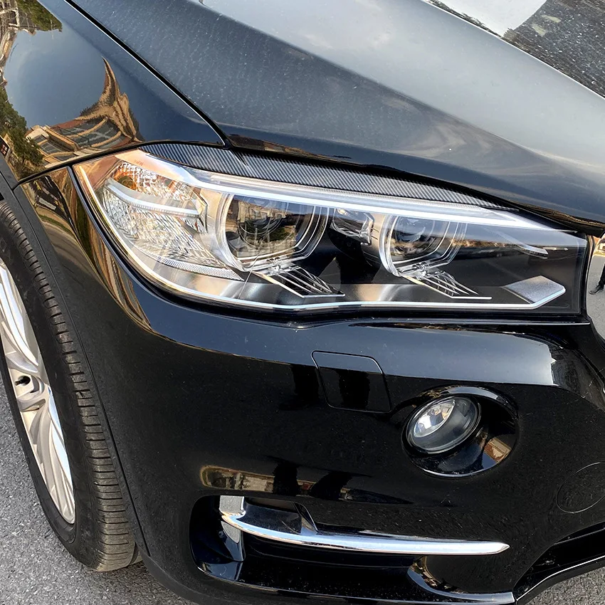 Наклейка на переднюю фару автомобиля для BMW X5 F15 X6 F16 2014-2018 модификация внешнего