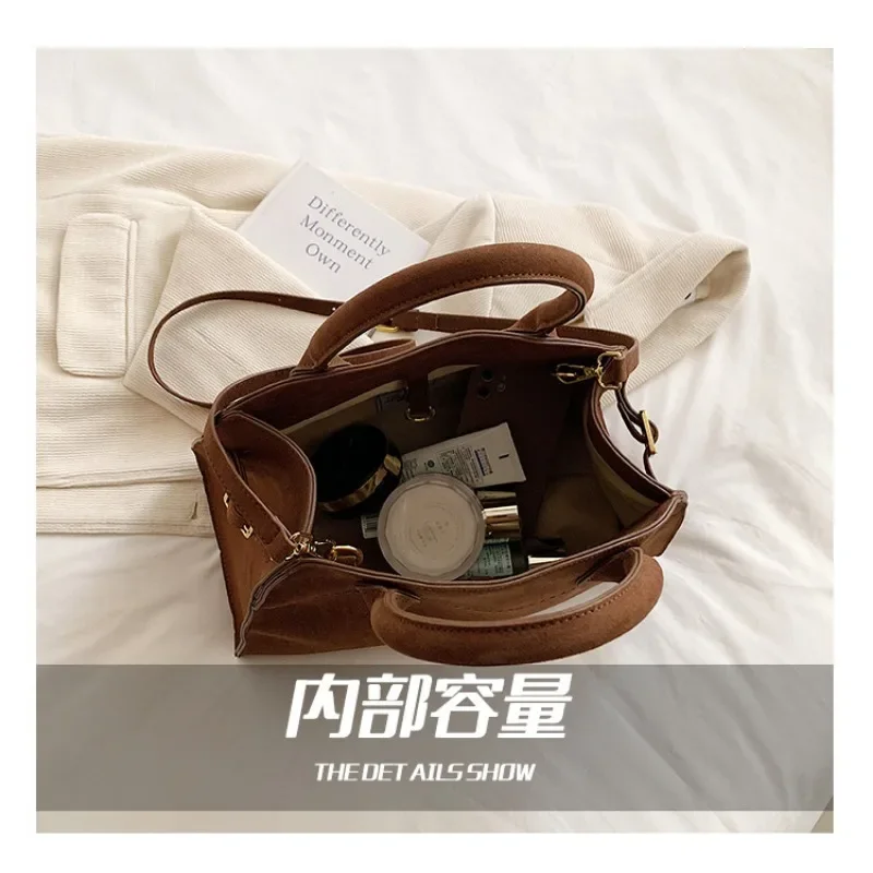 Трансграничная винтажная сумка большой вместимости новинка 2024 легкая роскошная