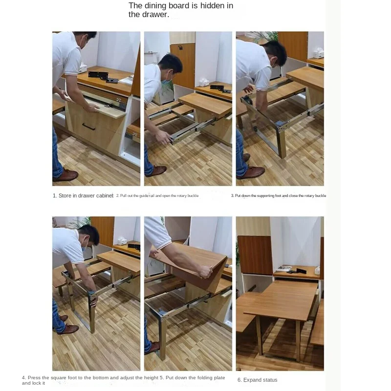 Новый многосекционный эргономический Многофункциональный складной обеденный