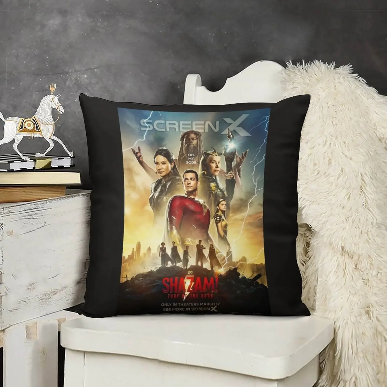 Билли Бэтсон - Шаадмо Фильм Шонар (2023) постер Декоративная подушка Наволочки