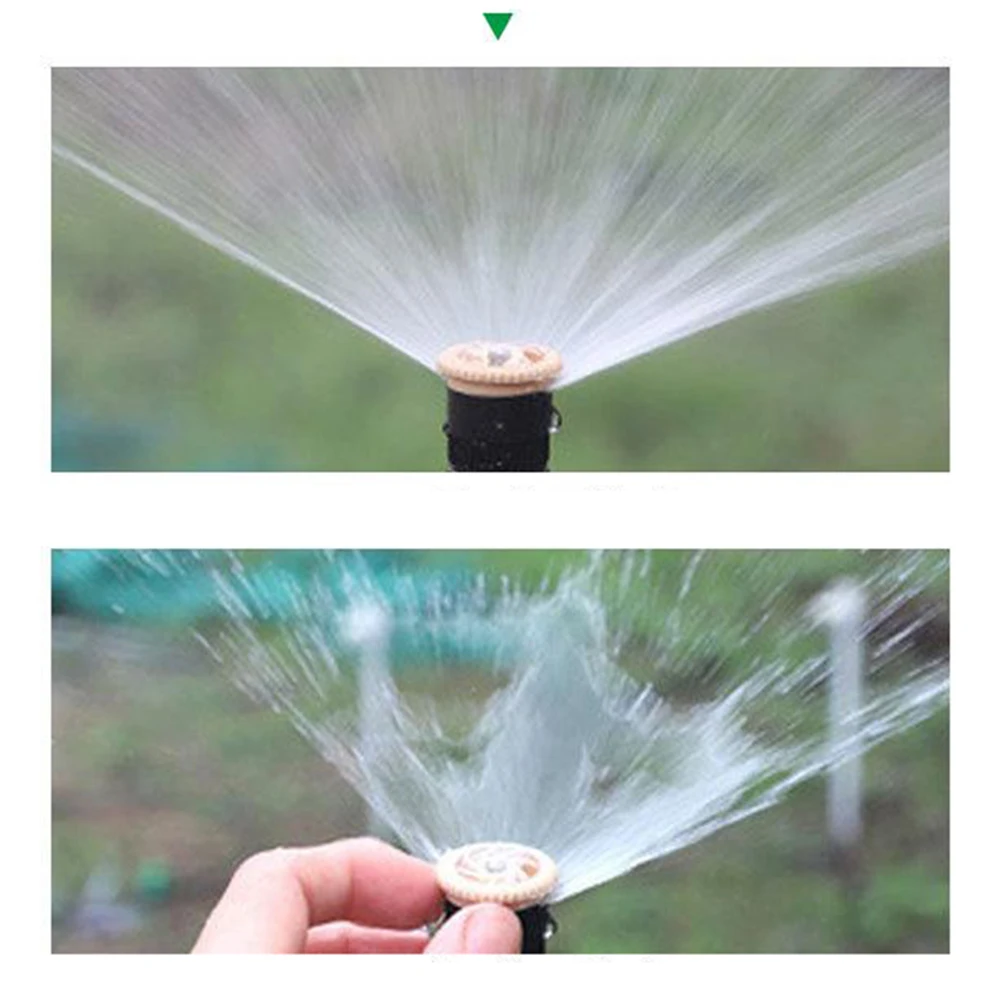 

360°Rotary Automatic Sprinkler Adjustable Rocker Impact Sprinkler Garden Agricult Watering Nozzle Lawn Irrigation Watering Tool