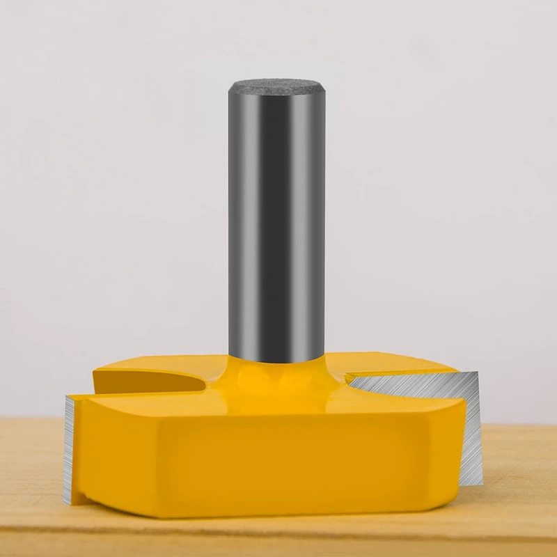 Фото Фрезы для фрезерного станка CNC Spoilboard, хвостовик 1/2 дюйма, 2-1/4 дюйма (диаметр) Нижние чистящие фрезы с твердосплавным наконечником №2