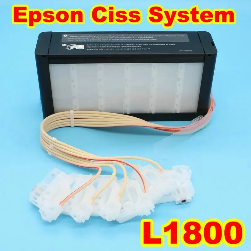 Оригинальная система подачи чернил L1800 Ciss для Epson L800 L805 Kit с 6-комп. демпфер