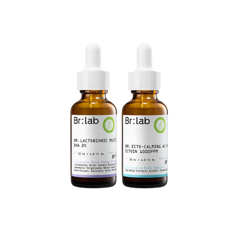 

Brlab BR.Ecto-calming BR.Lactobionic Multibha 2% Moisturizing Soothing Repairing Sensitive Skin and Strong Base Shrink Pores30ML